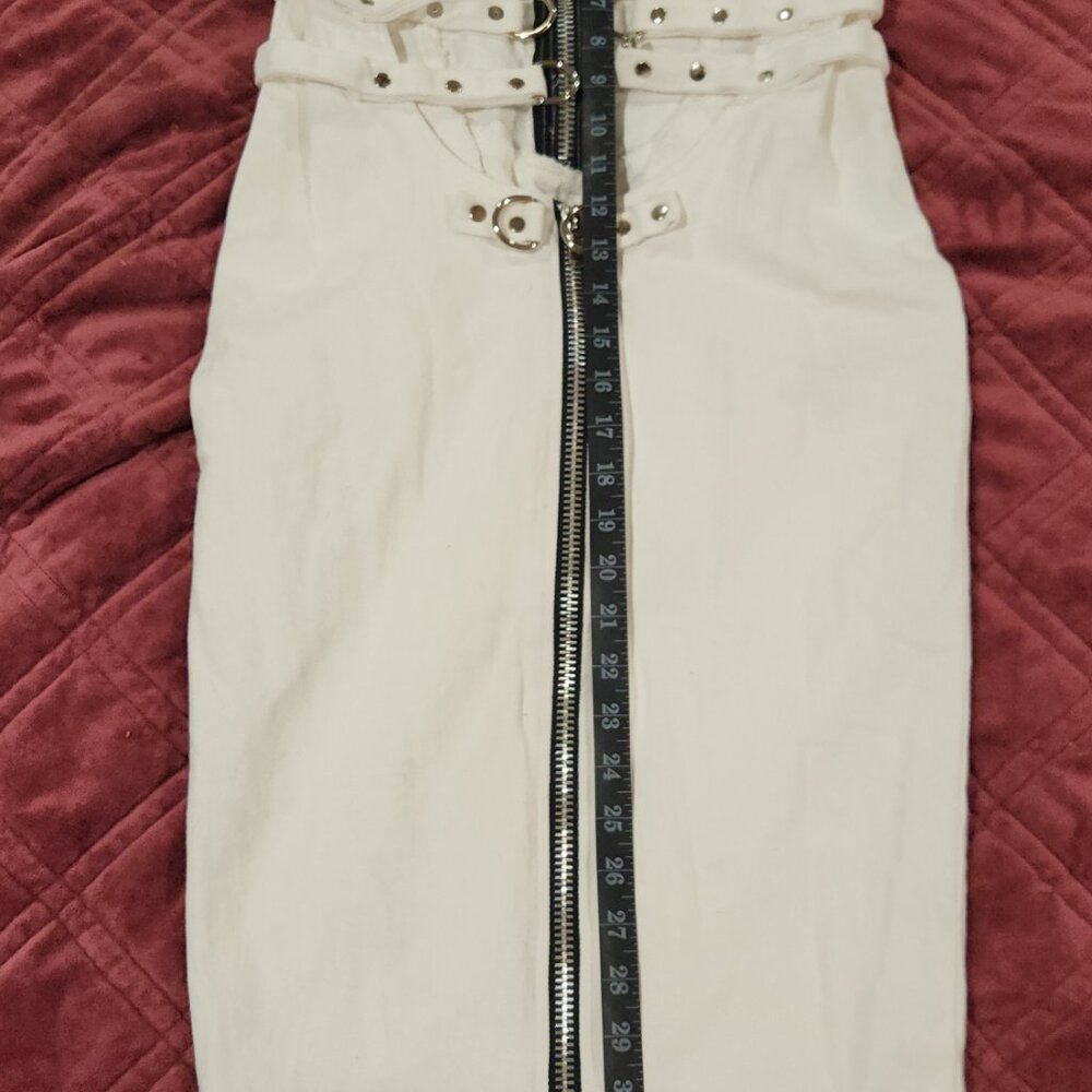 RARE Vintage Lip Service Institutionalized Bondage Canvas Dress - - Picture 6 of 10